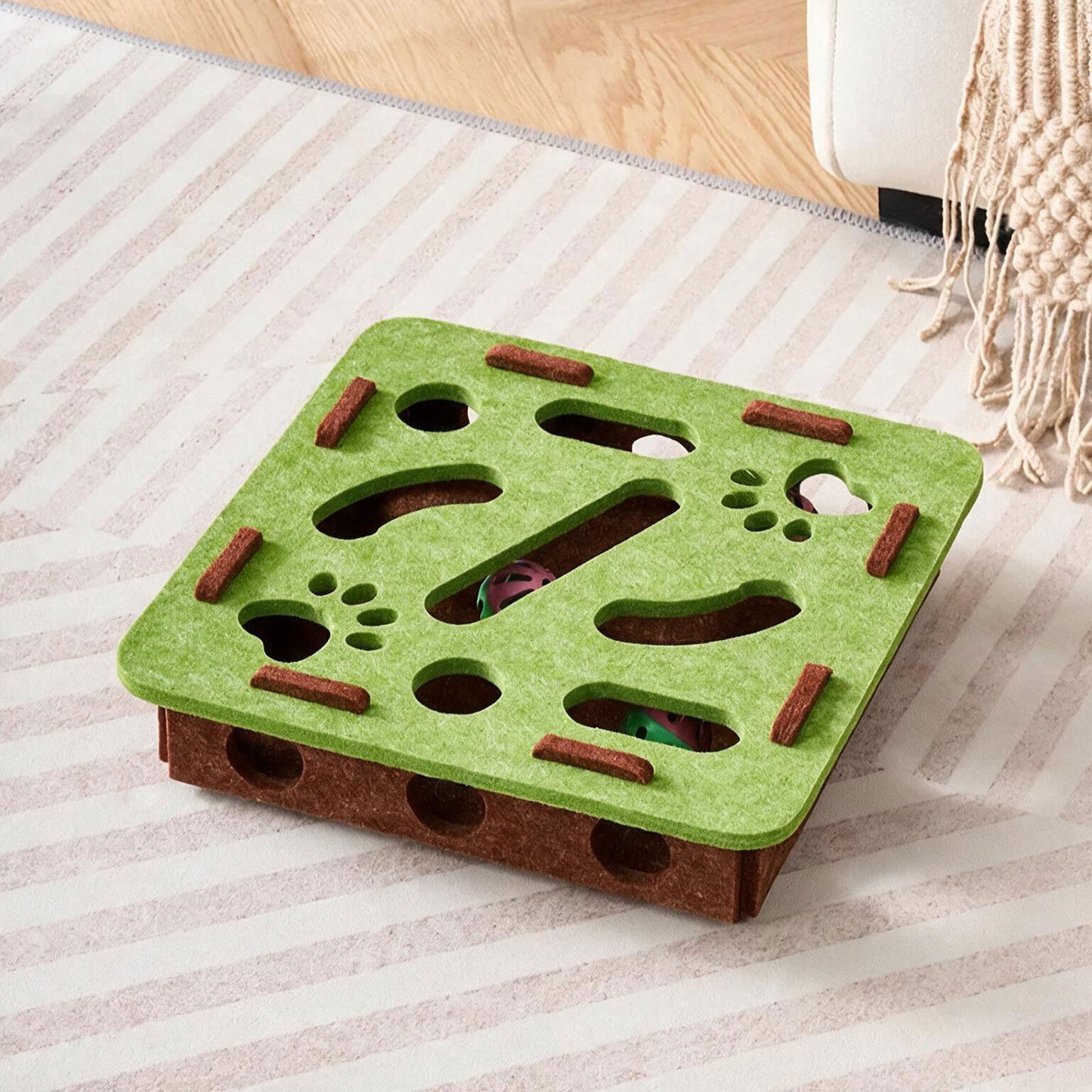 Cat Scratch Puzzle Enrichment Box